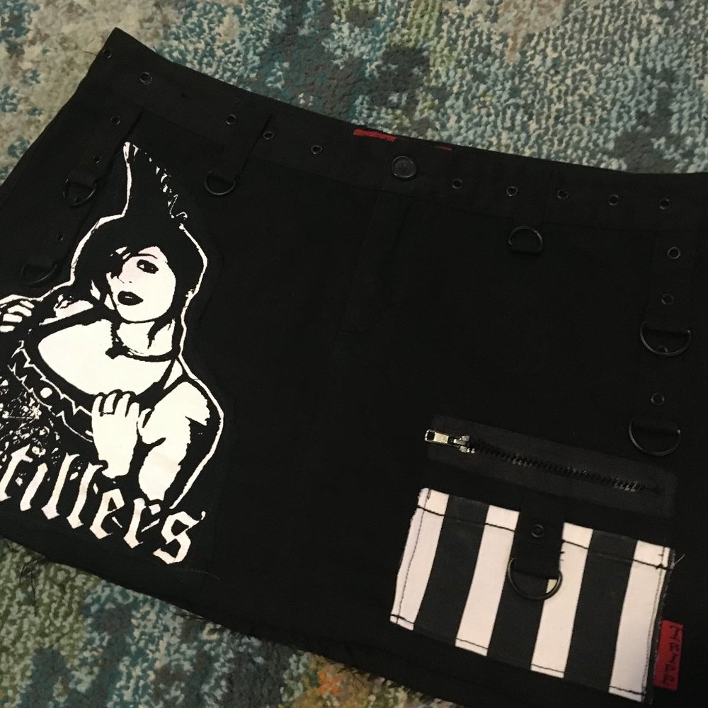 new DIY Tripp punk mini skirt sz 14 2XL HOT TOPIC